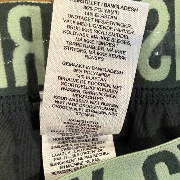 Gymshark Green Gym Leggings Size S - Picture 7 of 9